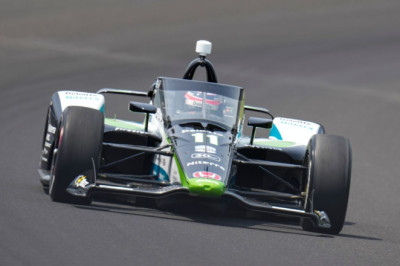 Sato avoids collision with fox in Indy 500 testing