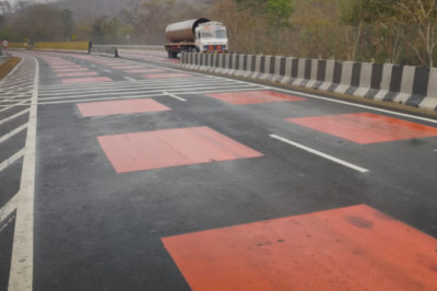 This Striped Road Design Helps India Slow Traffic And Protect Wildlife