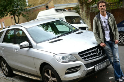 The hypocrite Green Party candidate who drives a gas guzzling diesel SUV... while telling YOU not to