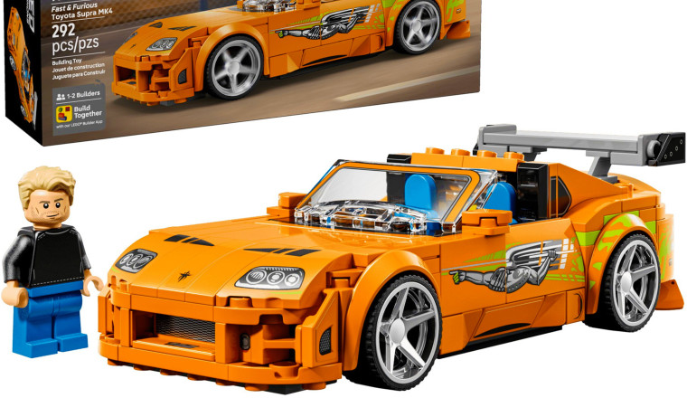 The Orange Supra On Every 2001 Bedroom Wall Just Became A $29.99 Lego Set