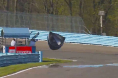NASCAR race delayed by mini tornado at Watkins Glen (Video)