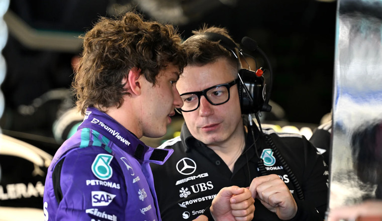 Toto Wolff explains how Pete Bonnington has been a ‘good mentor and strong boss’ for Kimi Antonelli