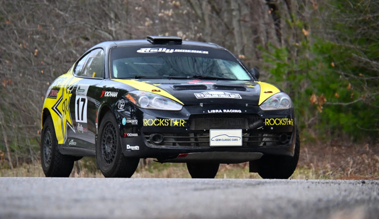 The Coolest Hyundai In History Is This 300-Horsepower All-Wheel Drive Tiburon Rally Monster
