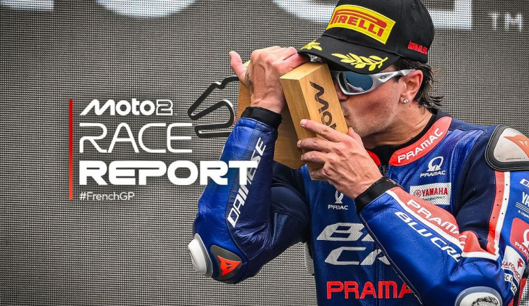 Guevara earns Le Mans honours in red-flagged Moto2 dash