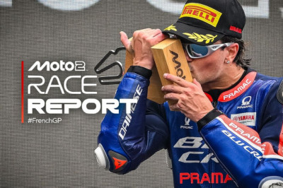 Guevara earns Le Mans honours in red-flagged Moto2 dash