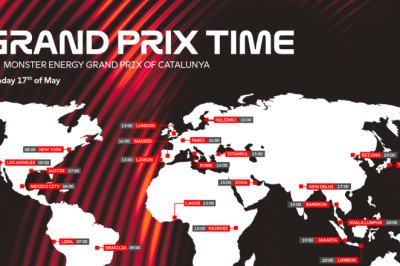 TIME SCHEDULE: Monster Energy Grand Prix of Catalunya