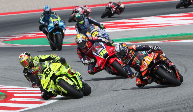 Di Giannantonio wins twice-stopped race, Martin taken out
