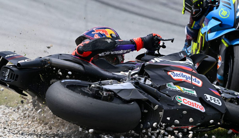 Martin apologises for shoving Aprilia MotoGP team manager
