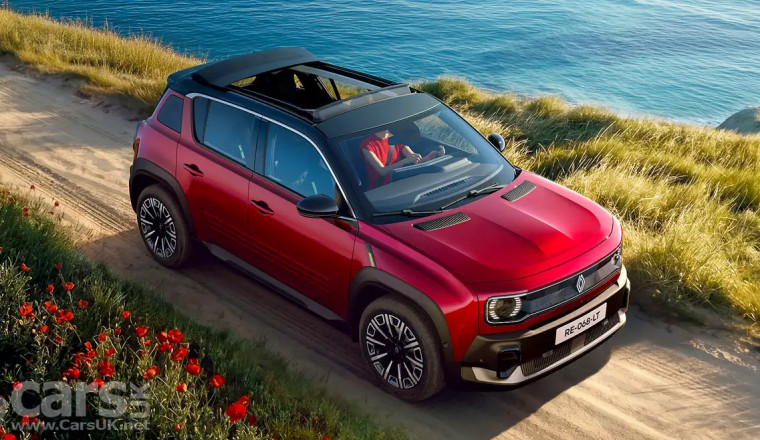 New Renault 4 E-Tech ‘Plein Sud’ gets a FOLDING Canvas Roof – just like the original Renault 4