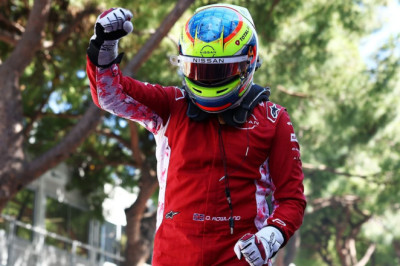 Rowland takes first win of title defence in wild Monaco race