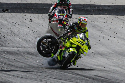 GP winner Di Giannantonio pulls out of test in crash aftermath