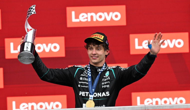 Antonelli wins Canadian GP as Russell retires