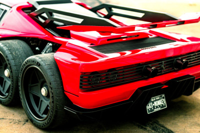 Gas Monkey’s Cursed $1.5 Million Six-Wheeled Ferrari Runs On A Corvette Z06 V8