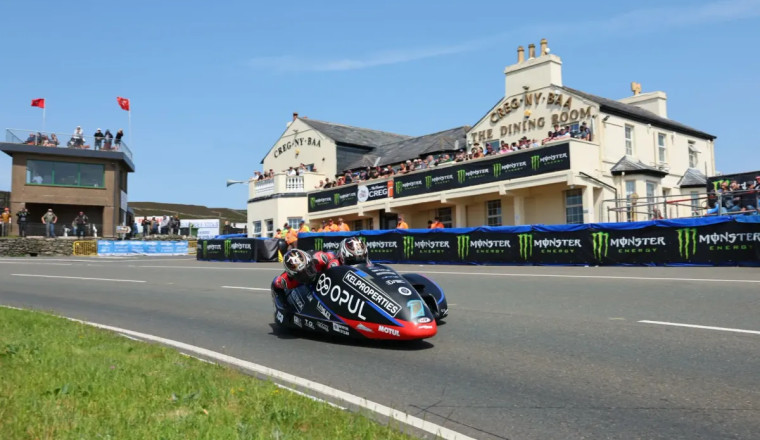 TT sidecar favourites hospitalised after crash