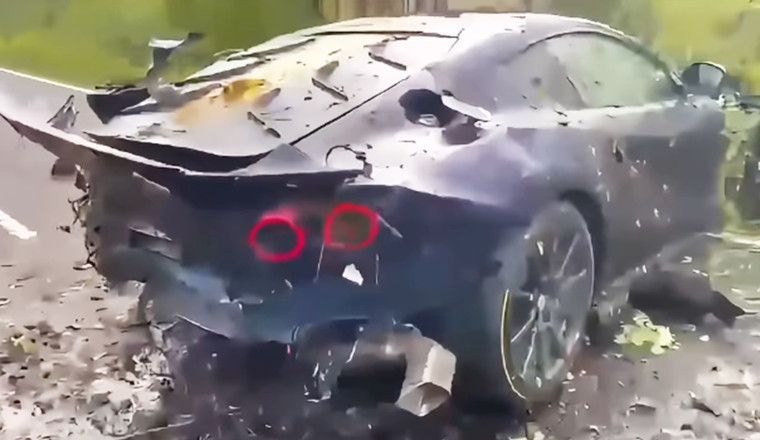The World's Most Used Ferrari 812 Competizione Just Became the World's Most Destroyed One