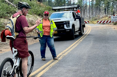 Oregon Fed Up With Cyclists Sneaking Past Closed Highway And Riding Into Chainsaws