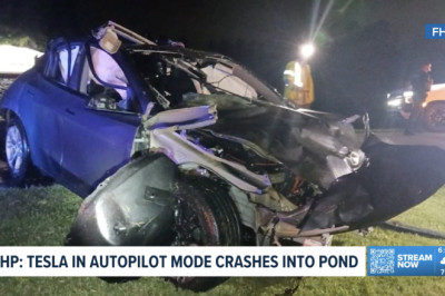 Driver Killed When Tesla Using 'Autopilot' Crashes Into Pond