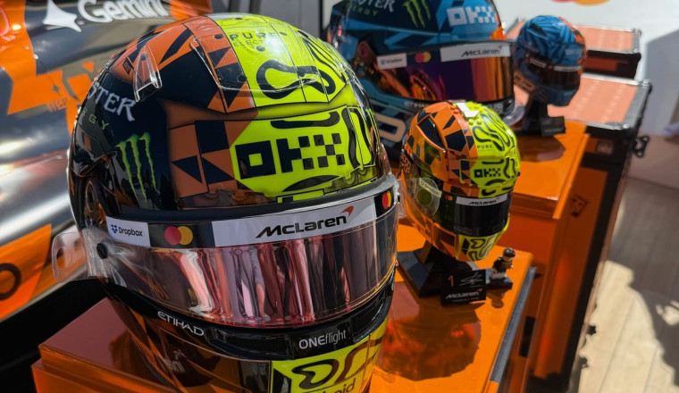 Norris and Piastri to race their own Lego helmet designs