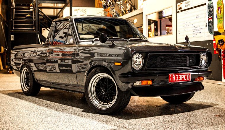 This Scruffy Little Datsun 1200 Pickup Hides A Turbocharged Nissan Engine