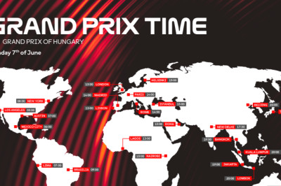 TIME SCHEDULE: Grand Prix of Hungary