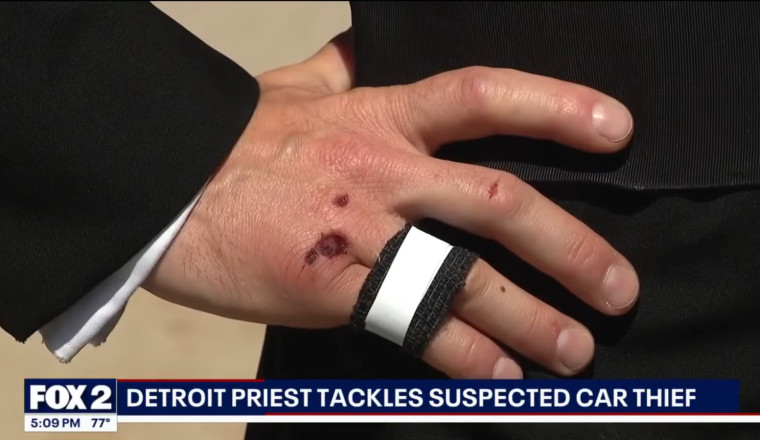 Detroit Priest Punches Teen Driver Attempting To Flee Scene Of A Crash