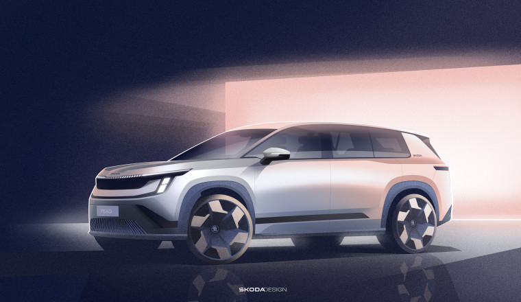 First look at seven-seat Skoda Peaq ahead of 23 June reveal