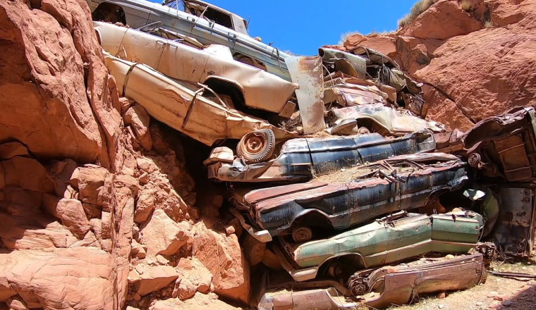 The Mystery Car Stack That Has Utah Locals Talking