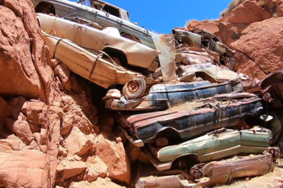 The Mystery Car Stack That Has Utah Locals Talking