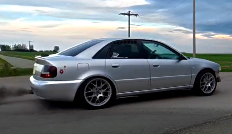 This Audi A4’s Fix For Turbo Lag Was A 320-Pound Airplane Turbine