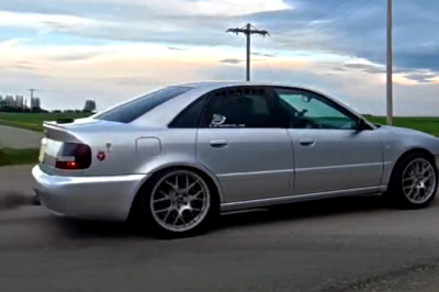 This Audi A4’s Fix For Turbo Lag Was A 320-Pound Airplane Turbine
