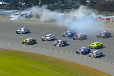 Christopher Bell, Chase Elliott in massive NASCAR crash (Video)