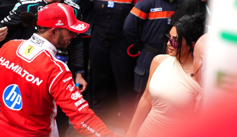 Hamilton on Kim K: 'Supports me everyday'