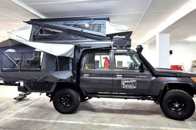 This Land Cruiser Camper Sleeps Four And Hides A Shower Cubicle