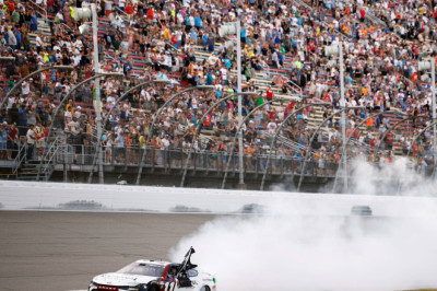Denny Hamlin comments on having a cheated up car