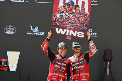 Ducati Lenovo Team celebrate 100 MotoGP wins