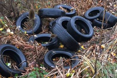 Thousands Of Tires Appeared On His New Property And Nobody Will Claim Them