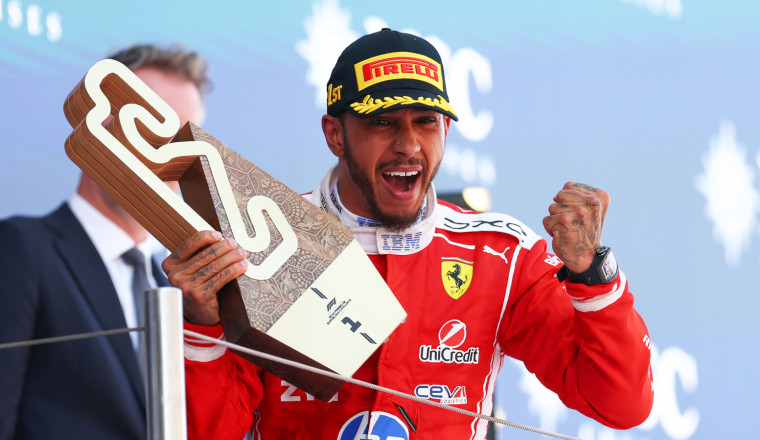 Lewis Hamilton Snaps 20-Month Win Drought With First Ferrari GP Victory