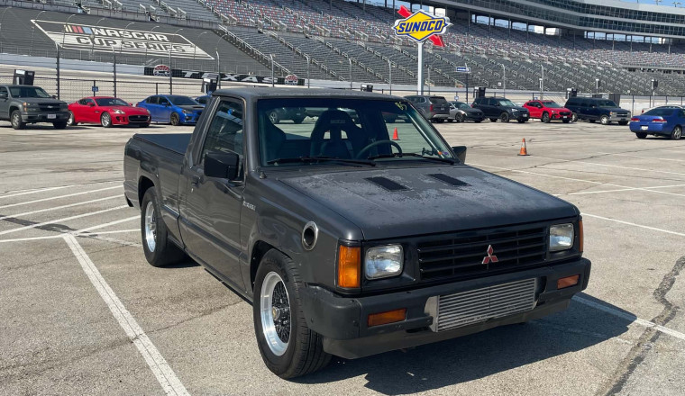 This Mitsubishi Truck Is A Fire-Breathing Evo In Disguise. We Talked To Its Owner