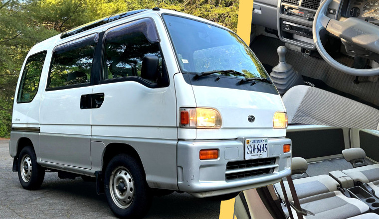 This Subaru Kei Van Parks Like A Motorcycle But Swallows Half Your Garage