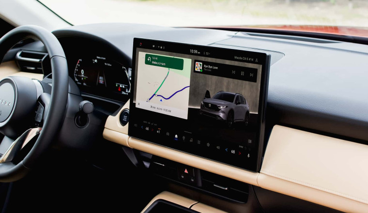 Mazda Says Big Screens Aren't More Distracting Than Buttons