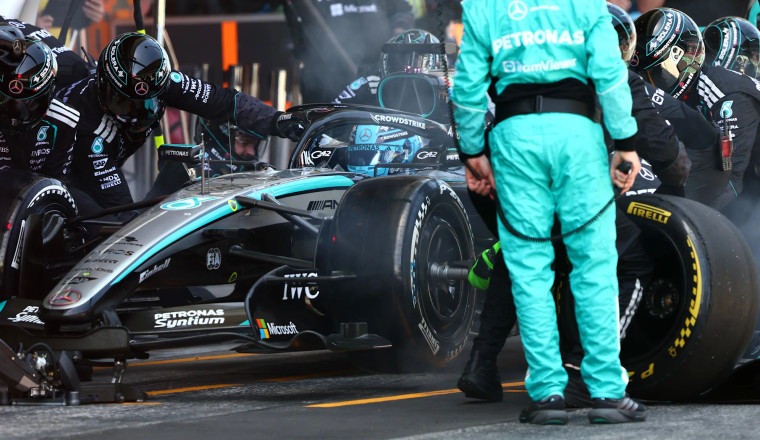 Mercedes reveal unusual issue that compromised end to George Russell’s race in Barcelona